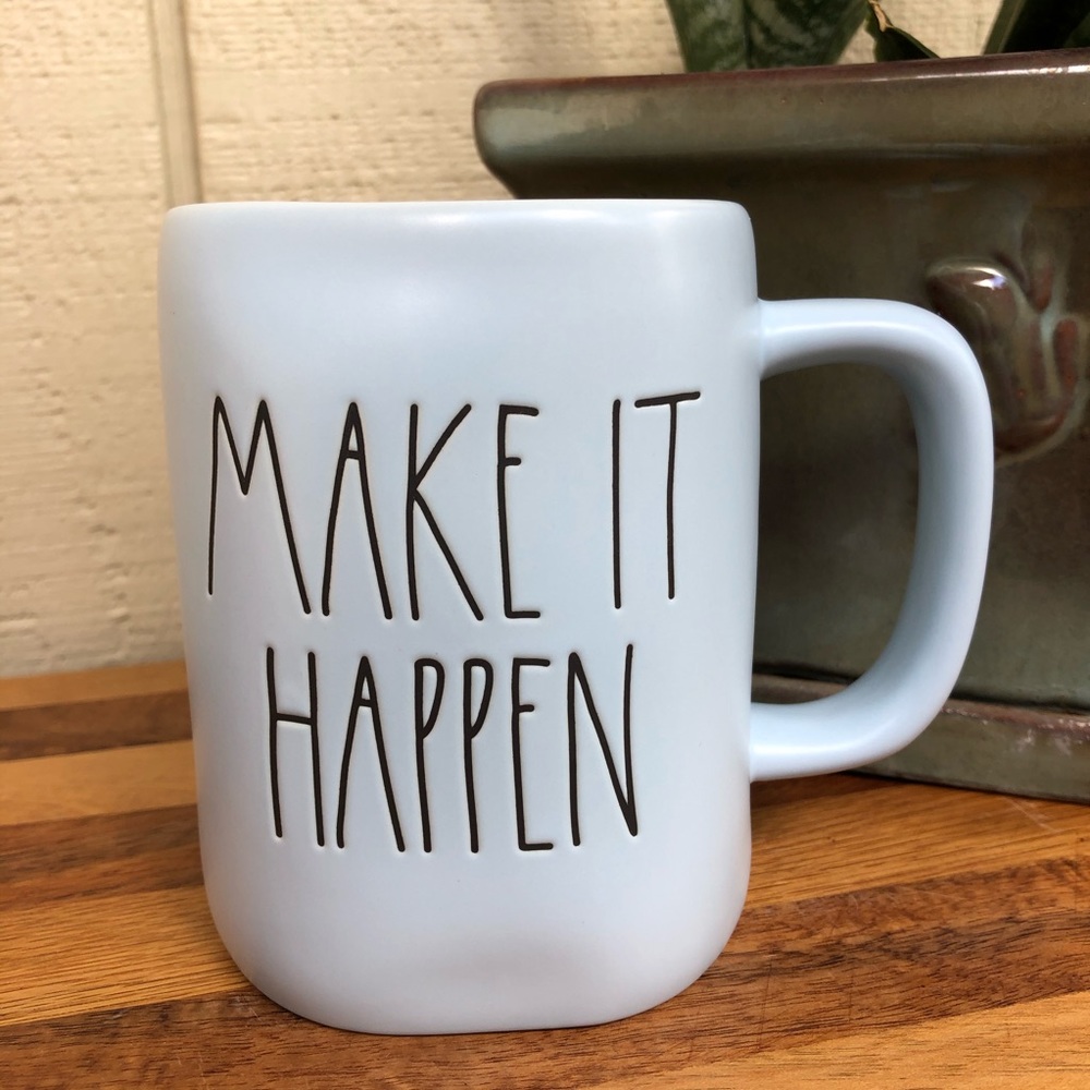 Rae Dunn “MAKE IT HAPPEN” mug